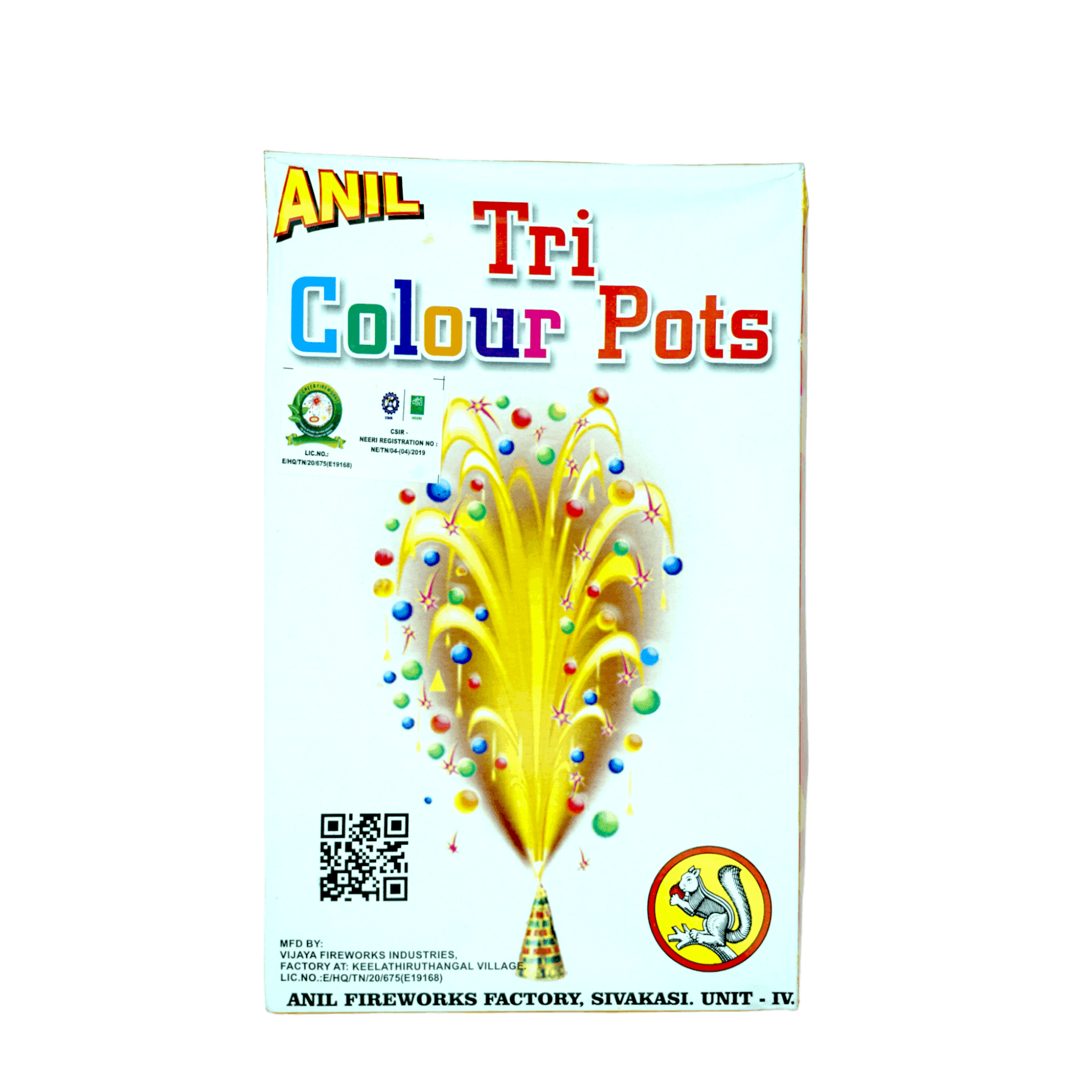 TRI COLOUR POTS (5 X 1)